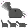 Elektrisch anhebbarer Liegestuhl aus dunkelgrauem Stoff von , Sessel - Ref: Foro24-3205341, Preis: 326,60 €, Rabatt: %