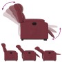 Elektrisch anhebbarer Liegestuhl aus rotem Stoff von , Sessel - Ref: Foro24-3205343, Preis: 342,68 €, Rabatt: %