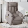 Liftable reclining electric massage chair taupe fabric by , Armchairs - Ref: Foro24-3205360, Price: 359,22 €, Discount: %
