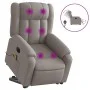 Anhebbarer elektrischer Massagesessel mit taupefarbenem Stoff von , Sessel - Ref: Foro24-3205360, Preis: 386,84 €, Rabatt: %