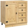 Armario con cajón Miel 80 x 46 x 81,5 cm Madera de pino macizo en Armarios de cocina | Comprar online en Foro24