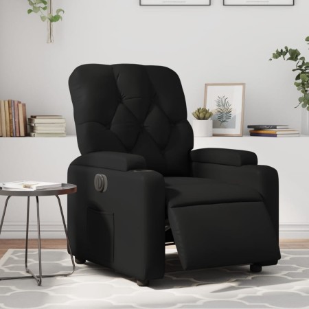 Black Faux Leather Power Recliner by , Armchairs - Ref: Foro24-3204758, Price: 253,62 €, Discount: %
