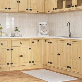 Armario con estante Miel 60 x 32 x 40 cm Madera de pino macizo en Armarios de cocina | Comprar online en Foro24