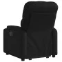 Sillón reclinable elevable cuero artificial negro de , Sillones - Ref: Foro24-3204772, Precio: 285,74 €, Descuento: %