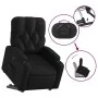 Sillón reclinable elevable cuero artificial negro de , Sillones - Ref: Foro24-3204772, Precio: 285,74 €, Descuento: %