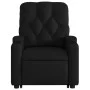 Sillón reclinable elevable cuero artificial negro de , Sillones - Ref: Foro24-3204772, Precio: 285,74 €, Descuento: %