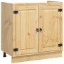 Armario con puerta Miel 80 x 46 x 81,5 cm Madera de pino macizo en Armarios de cocina | Comprar online en Foro24