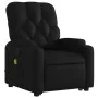 Black Artificial Leather Foot Massage Recliner by , Armchairs - Ref: Foro24-3204779, Price: 302,25 €, Discount: %