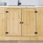 Armario con puerta Miel 80 x 46 x 81,5 cm Madera de pino macizo en Armarios de cocina | Comprar online en Foro24
