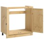 Armario con puerta Miel 80 x 46 x 81,5 cm Madera de pino macizo en Armarios de cocina | Comprar online en Foro24