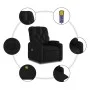 Black Artificial Leather Foot Massage Recliner by , Armchairs - Ref: Foro24-3204779, Price: 302,25 €, Discount: %