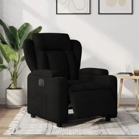 Sillón reclinable eléctrico de tela negro de , Sillones - Ref: Foro24-3204460, Precio: 265,04 €, Descuento: %
