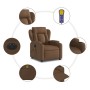 Elektrischer Massagesessel aus braunem Stoff von , Sessel - Ref: Foro24-3204474, Preis: 262,97 €, Rabatt: %