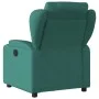 Sillón reclinable de masaje eléctrico tela verde oscuro de , Sillones - Ref: Foro24-3204476, Precio: 291,09 €, Descuento: %