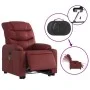 Electric lifting massage chair red artificial leather by , Armchairs - Ref: Foro24-3206624, Price: 361,29 €, Discount: %
