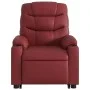 Electric lifting massage chair red artificial leather by , Armchairs - Ref: Foro24-3206624, Price: 361,29 €, Discount: %