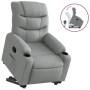 Hellgrauer, anhebbarer Liegesessel aus Stoff von , Sessel - Ref: Foro24-3206645, Preis: 272,30 €, Rabatt: %