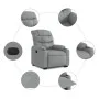 Light Gray Fabric Liftable Recliner by , Armchairs - Ref: Foro24-3206645, Price: 289,01 €, Discount: %