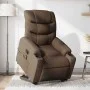 Silla de masaje reclinable de pie de tela marrón de , Sillones - Ref: Foro24-3206658, Precio: 349,79 €, Descuento: %