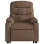 Brown Fabric Foot Recliner Massage Chair by , Armchairs - Ref: Foro24-3206658, Price: 349,79 €, Discount: %