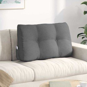 Cojín de Espalda Gris oscuro 80 x 24 x 50 cm tela en Almohadas lumbares | Comprar online en Foro24