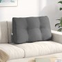 Cojín de Espalda Gris oscuro 80 x 24 x 50 cm tela en Almohadas lumbares | Comprar online en Foro24