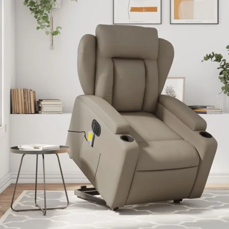 Cappuccino-Elektro-Massagesessel aus Kunstleder von , Sessel - Ref: Foro24-3204571, Preis: 372,04 €, Rabatt: %