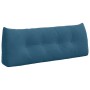 Cojín de Espalda Azul 120 x 24 x 50 cm Terciopelo en Almohadas lumbares | Comprar online en Foro24