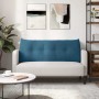 Cojín de Espalda Azul 120 x 24 x 50 cm Terciopelo en Almohadas lumbares | Comprar online en Foro24