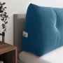 Cojín de Espalda Azul 120 x 24 x 50 cm Terciopelo en Almohadas lumbares | Comprar online en Foro24