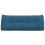 Cojín de Espalda Azul 120 x 24 x 50 cm Terciopelo en Almohadas lumbares | Comprar online en Foro24