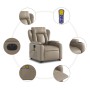 Sillón reclinable de masaje eléctrico cuero sintético capuchino de , Sillones - Ref: Foro24-3204571, Precio: 347,43 €, Descue...