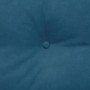 Cojín de Espalda Azul 120 x 24 x 50 cm Terciopelo en Almohadas lumbares | Comprar online en Foro24