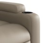Sillón reclinable de masaje eléctrico cuero sintético capuchino de , Sillones - Ref: Foro24-3204571, Precio: 347,43 €, Descue...