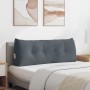 Cojín de Espalda Gris oscuro 120 x 24 x 50 cm Terciopelo en Almohadas lumbares | Comprar online en Foro24