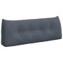 Cojín de Espalda Gris oscuro 120 x 24 x 50 cm Terciopelo en Almohadas lumbares | Comprar online en Foro24