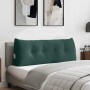 Cojín de Espalda Verde oscuro 120 x 24 x 50 cm Terciopelo en Almohadas lumbares | Comprar online en Foro24