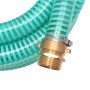 Suction hose with brass connectors 10 m 25 mm green by vidaXL, Garden hoses - Ref: Foro24-142886, Price: 65,53 €, Discount: %