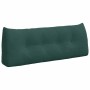Cojín de Espalda Verde oscuro 120 x 24 x 50 cm Terciopelo en Almohadas lumbares | Comprar online en Foro24