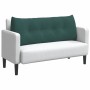 Cojín de Espalda Verde oscuro 120 x 24 x 50 cm Terciopelo en Almohadas lumbares | Comprar online en Foro24