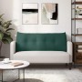 Cojín de Espalda Verde oscuro 120 x 24 x 50 cm Terciopelo en Almohadas lumbares | Comprar online en Foro24