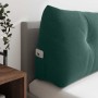 Cojín de Espalda Verde oscuro 120 x 24 x 50 cm Terciopelo en Almohadas lumbares | Comprar online en Foro24