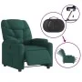 Dark green fabric electric recliner by , Armchairs - Ref: Foro24-3204578, Price: 250,74 €, Discount: %