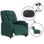 Sillón reclinable eléctrico tela verde oscuro de , Sillones - Ref: Foro24-3204578, Precio: 243,52 €, Descuento: %