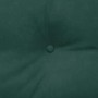 Cojín de Espalda Verde oscuro 120 x 24 x 50 cm Terciopelo en Almohadas lumbares | Comprar online en Foro24