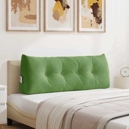 Cojín de Espalda Verde claro 120 x 24 x 50 cm Terciopelo en Almohadas lumbares | Comprar online en Foro24