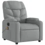 Electric Massage Recliner Light Gray Fabric by , Armchairs - Ref: Foro24-3204584, Price: 262,09 €, Discount: %