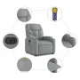 Electric Massage Recliner Light Gray Fabric by , Armchairs - Ref: Foro24-3204584, Price: 262,09 €, Discount: %