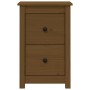 Nachttische 2 Stück honigbraunes Kiefernholz 40x35x61,5 cm von vidaXL, Nachttische - Ref: Foro24-820953, Preis: 88,86 €, Raba...