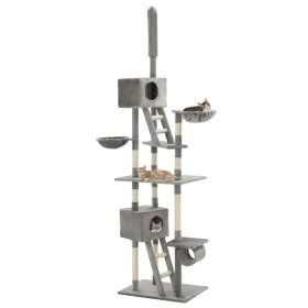 Cat scratching post with sisal scratching post 230-260 cm gray by vidaXL, Cat furniture - Ref: Foro24-170522, Price: 144,52 €...